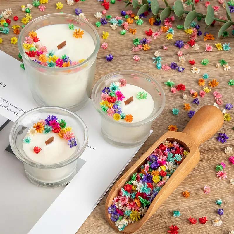 Resin Craft Ideas - 왁스 성형용 혼합 다채로운 꽃, 송진