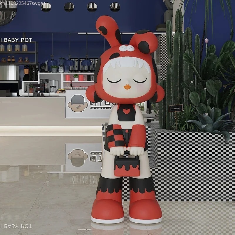 아트 카툰 소녀 조각상 실내 패션 캐릭터 모델 레진 공 - Resin Crafts 리뷰 및 가격