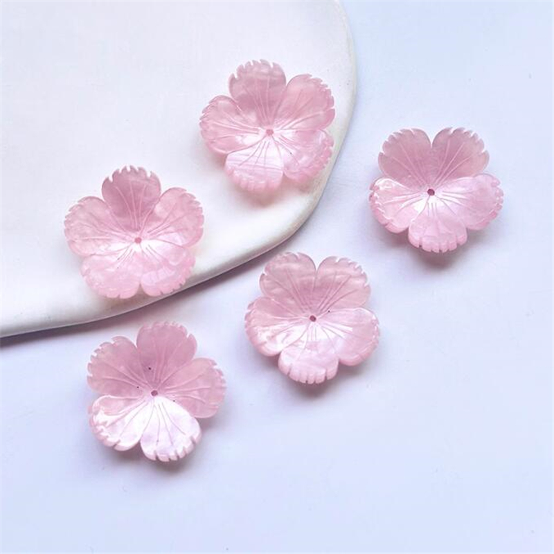 10 개/몫 새로운 아세트산 모방 쉘 26MM 핑크 꽃 - Flower Preservation Resin 리뷰 및 가격
