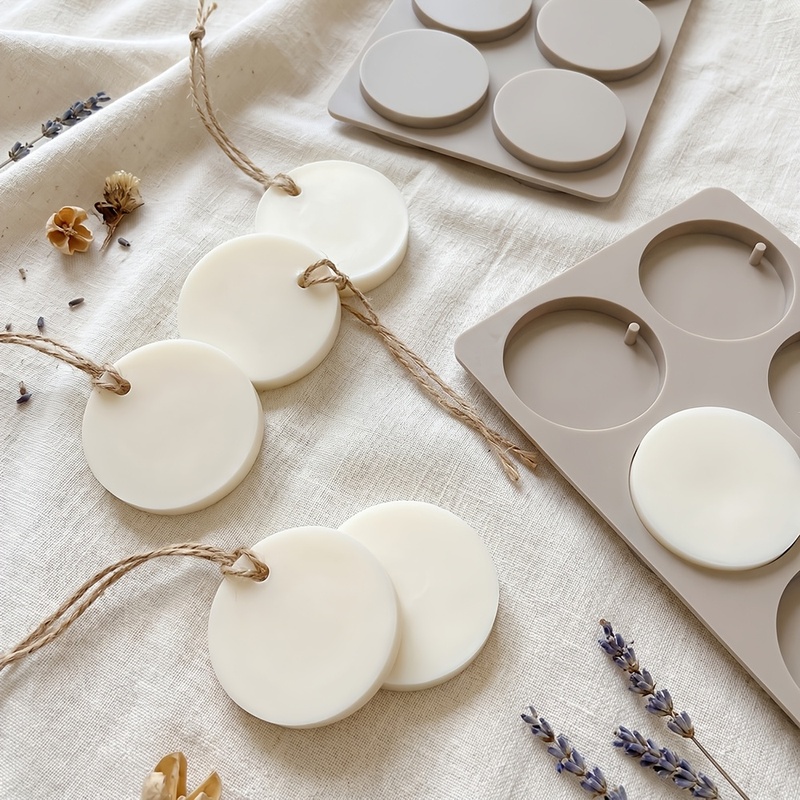 6 캐비티 라운드 태그 실리콘 몰드 DIY 아로마테라피 - Resin Craft Ideas 리뷰 및 가격