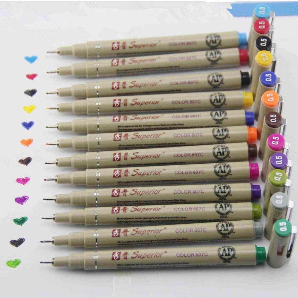 12 가지 색상 다공성 포인트 펜 드로잉 디자인 스케치 - Copic Marker Sketch 리뷰 및 가격