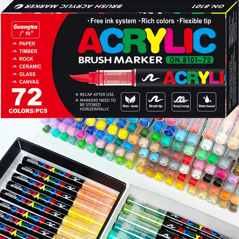 12-120 색상 아크릴 페인트 펜 마커 브러시 팁 페 - Copic Marker Classic 리뷰 및 가격