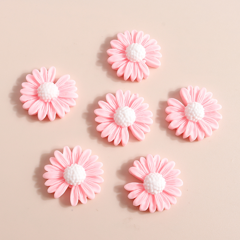 카와이 데이지 플라워 부적 송진 플랫백 카보숑, DIY - Flower Preservation Resin 리뷰 및 가격