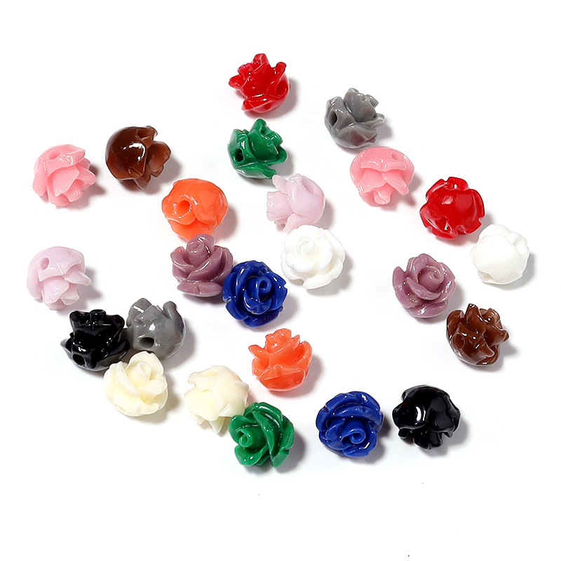 30pcs 수 지 모조 산호 꽃 구슬 6mm 여러 가지 - Flower Preservation Resin 리뷰 및 가격