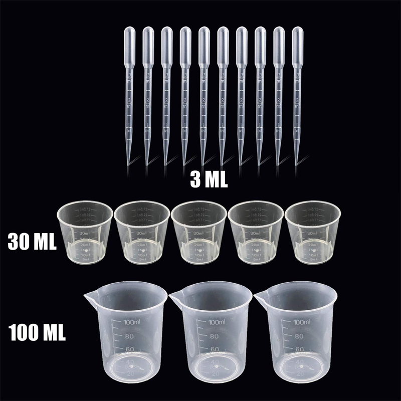 UV 에폭시 레진 주조 도구 키트, 계량컵, 드롭퍼 포 - Mixing Cup Silicone 리뷰 및 가격