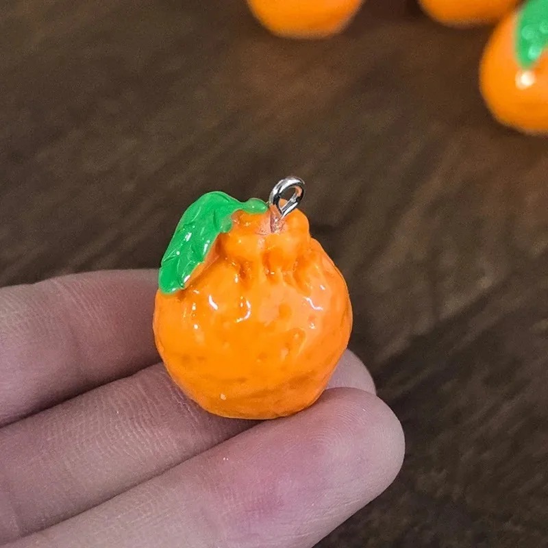10개 3D 시뮬레이션 데코폰 만다린 오렌지 레진 참  - Resin Crafts 리뷰 및 가격