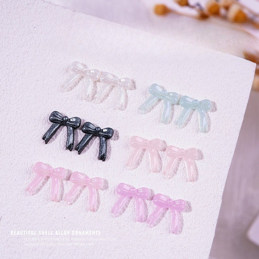 100개/팩 새로운 글리터 나비 넥타이 야광 패치 DI - Resin Glitter Pack 리뷰 및 가격