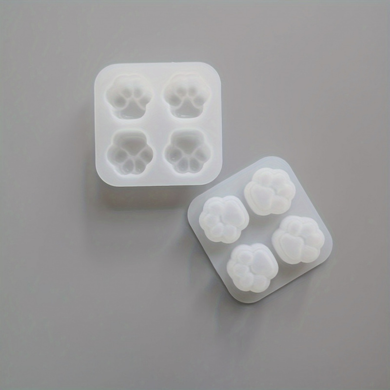 1개의 고양이 발 패턴 실리콘 몰드 세트-4A 독특한  - Resin Craft Ideas 리뷰 및 가격