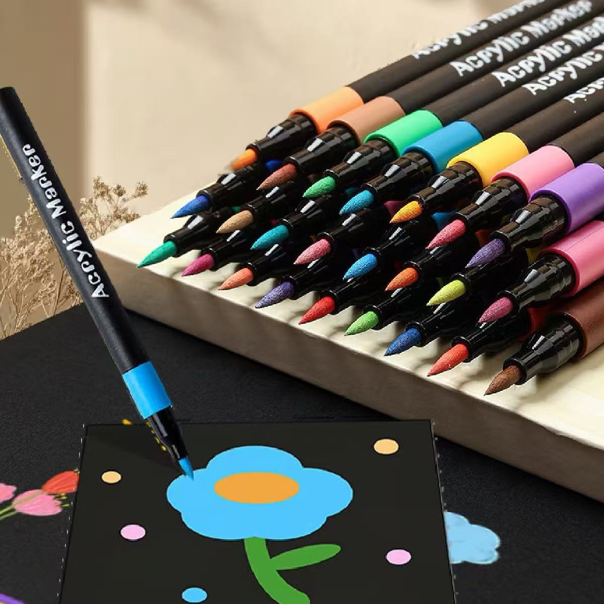 12/24/36pcs 소프트 브러쉬 팁 아크릴 마커 펜 - Copic Marker Classic 리뷰 및 가격