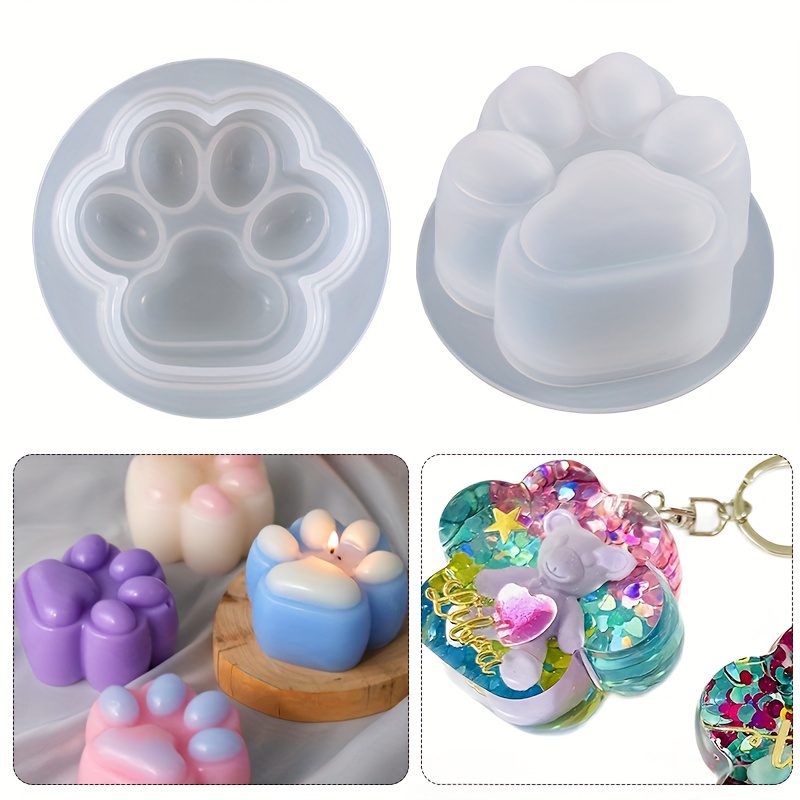 1 대형 고양이 발 실리콘 몰드, 적용 가능한 DIY  - Resin Craft Ideas 리뷰 및 가격